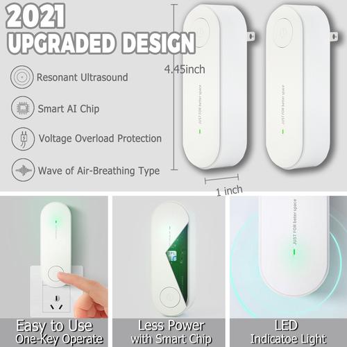 Ultrasonic Insect Repellent Repeller for Mosquitoes, Spiders, Pests, Cockroaches