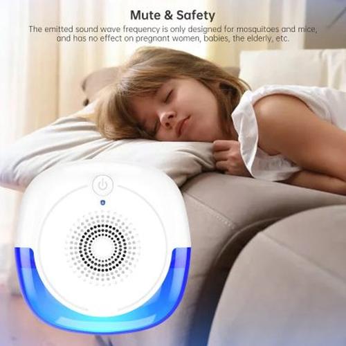 Ultrasonic Mosquito Repellent Night Light with Mouse &amp; Cockroach Repeller