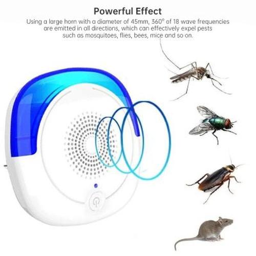 Ultrasonic Mosquito Repellent Night Light with Mouse &amp; Cockroach Repeller