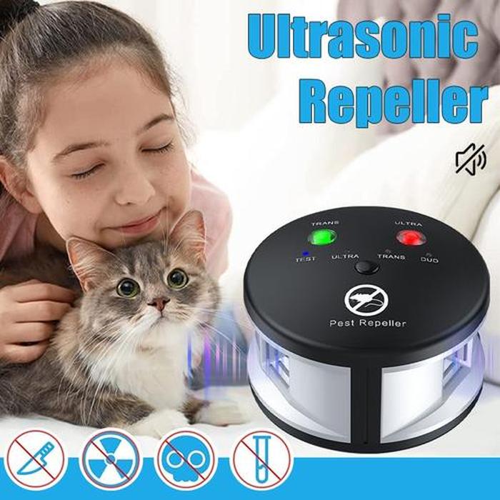 360° Ultrasonic Pest Repeller for Rodents, Insects, and Squirrels