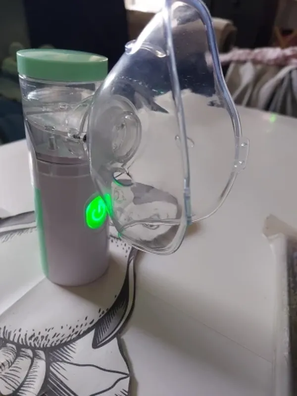 Ultrasonic Portable Nebulize Inhaler Mist Humidifier Machine Kit photo review