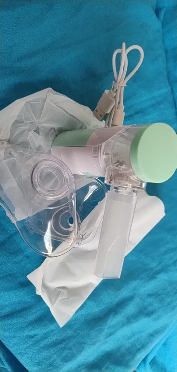 Ultrasonic Portable Nebulize Inhaler Mist Humidifier Machine Kit photo review