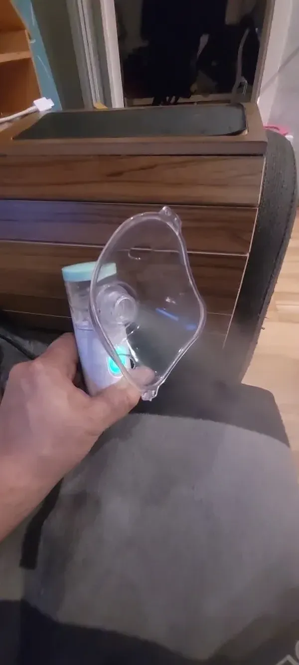 Ultrasonic Portable Nebulize Inhaler Mist Humidifier Machine Kit photo review