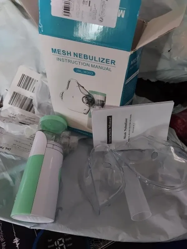 Ultrasonic Portable Nebulize Inhaler Mist Humidifier Machine Kit photo review