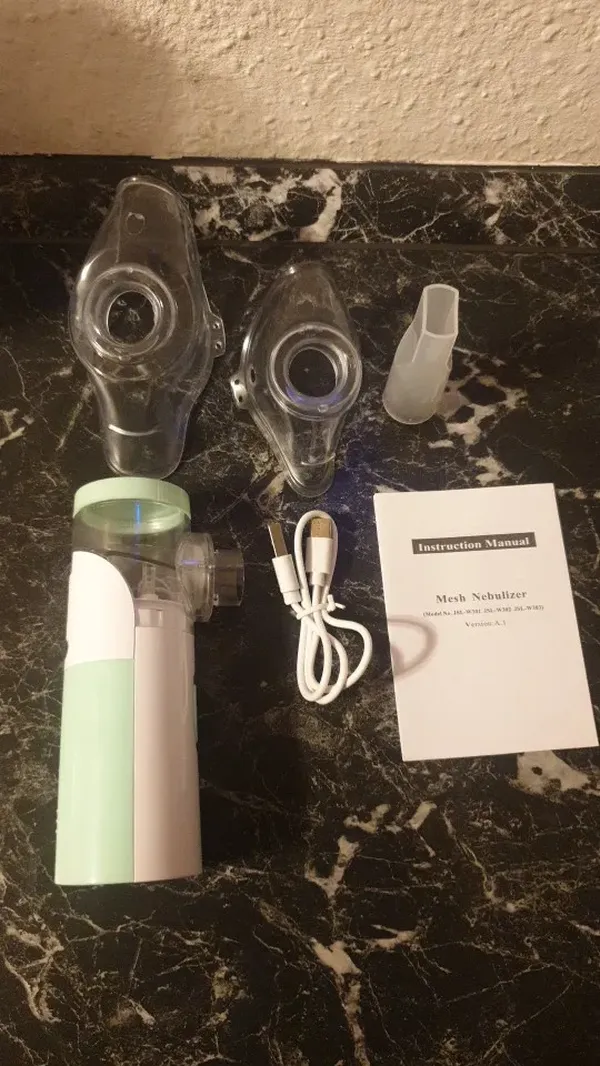 Ultrasonic Portable Nebulize Inhaler Mist Humidifier Machine Kit photo review