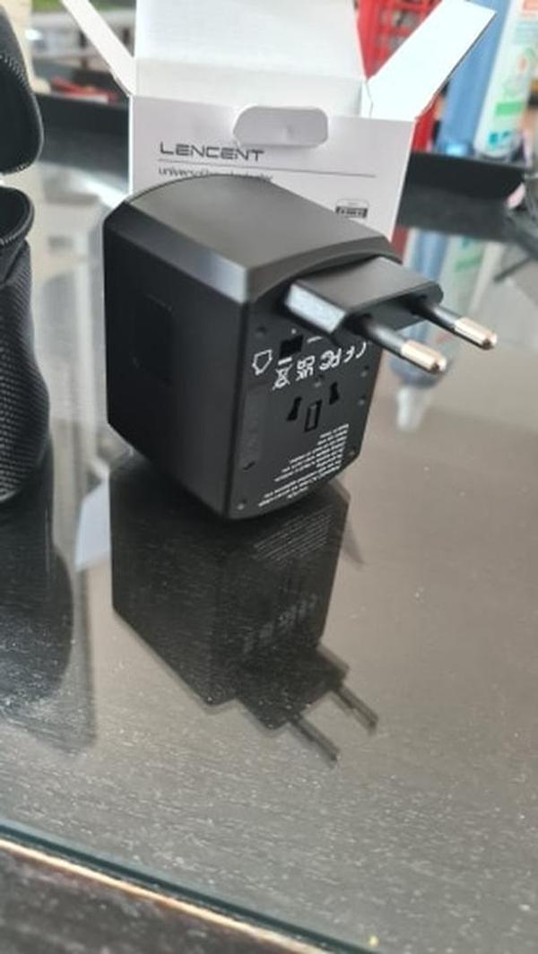 Universal Travel Adapter with 2 USB Ports for All Smart Devices photo review