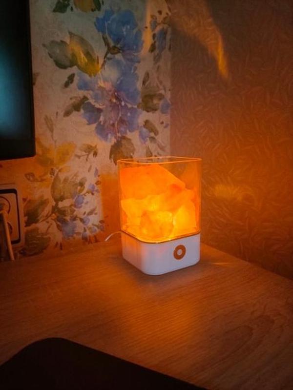 USB Crystal Light Natural Himalayan Salt LED Lamp photo review