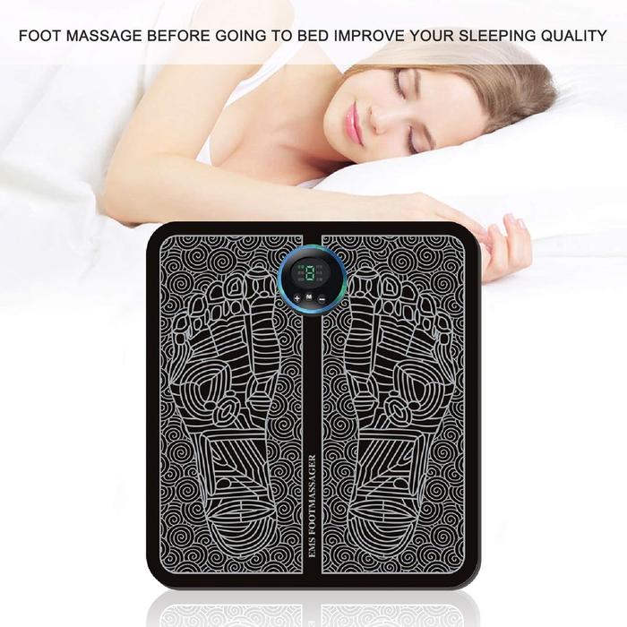 EMS Foot Massagers, EMS Electric Foot Massager, Foot Massage for Blood Circulation, Intelligent Foot Massager