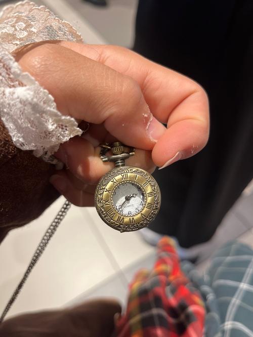 Vintage Bronze Roman Numeral Quartz Pocket Watch photo review