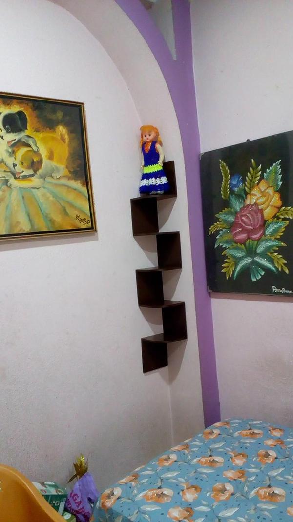 Wall Creativity Lattice Wall Corner Wall Decoration Shelf Bedroom photo review