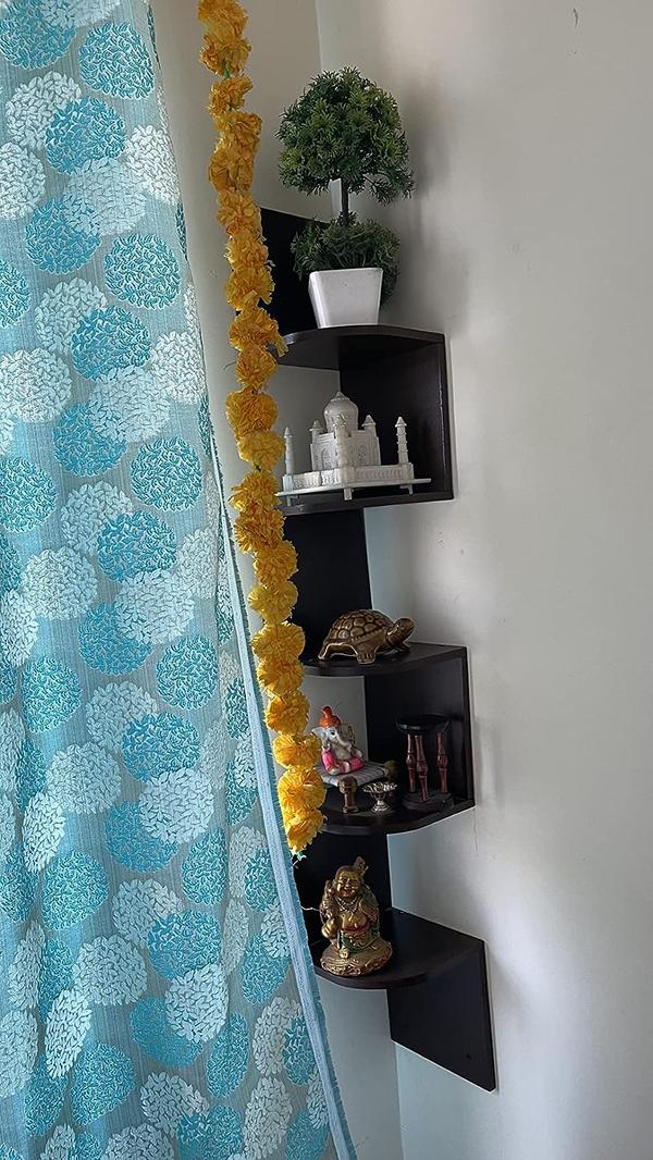 Wall Creativity Lattice Wall Corner Wall Decoration Shelf Bedroom photo review