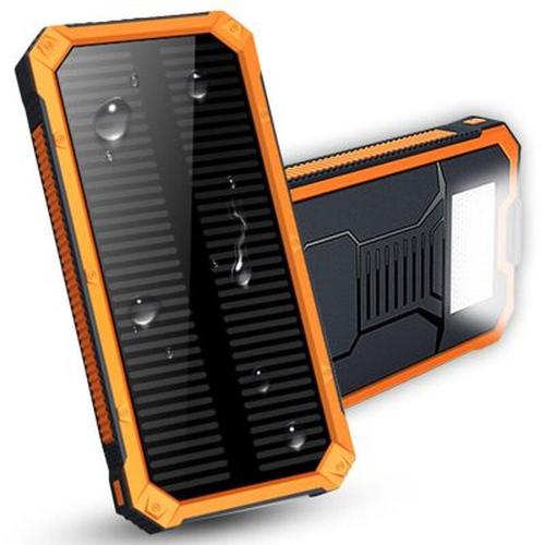 Waterproof Portable Solar Charger and Power Bank