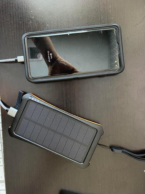 Waterproof Portable Solar Charger and Power Bank photo review