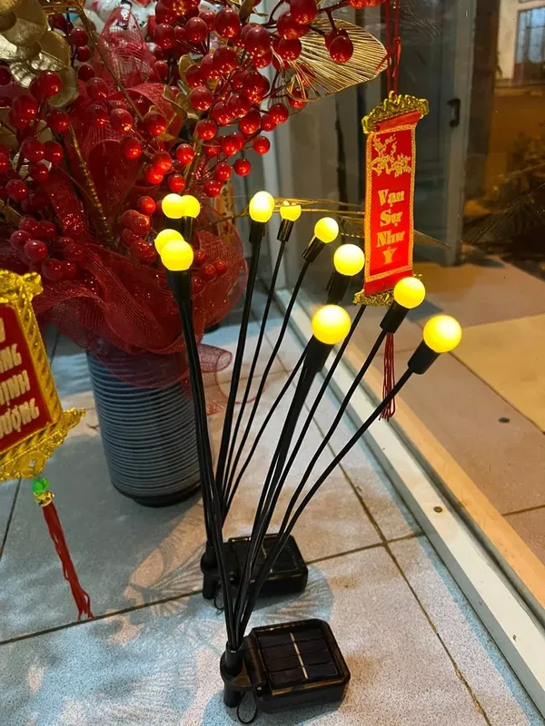 Waterproof Solar Firefly Lights Garden Decoration photo review