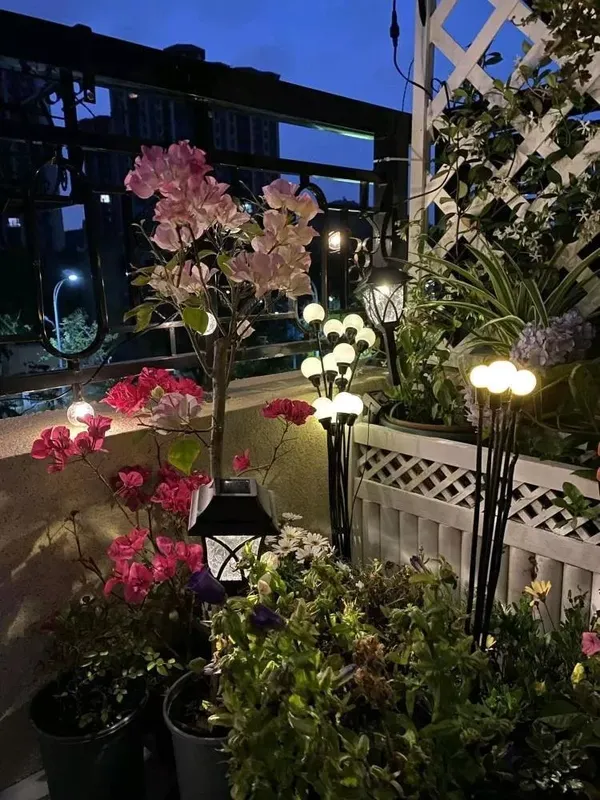 Waterproof Solar Firefly Lights Garden Decoration photo review