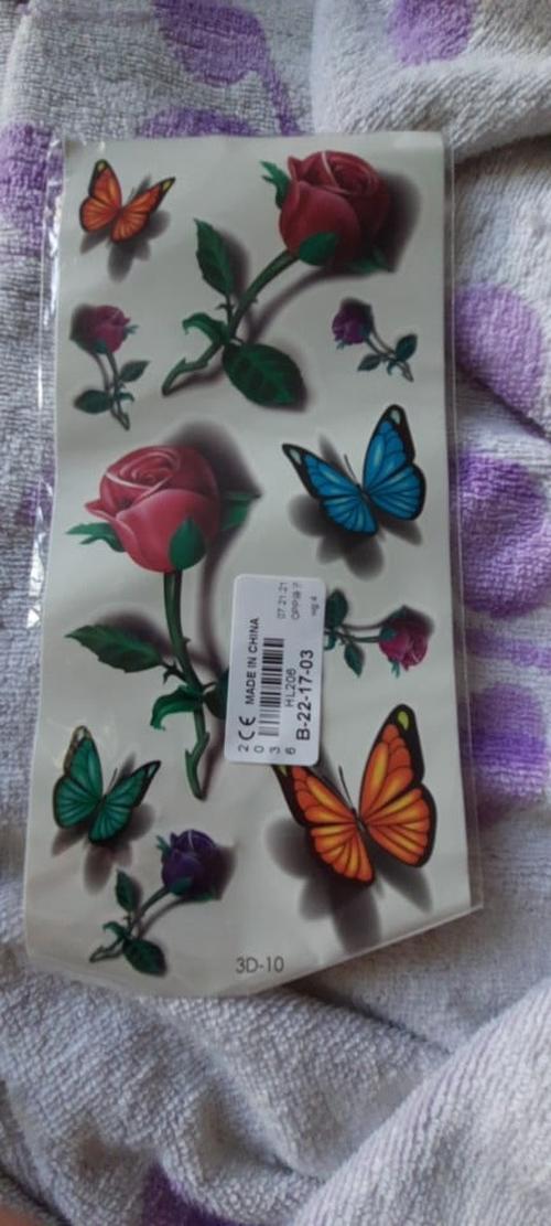 Waterproof Temporary 3d Tattoo Stickers photo review