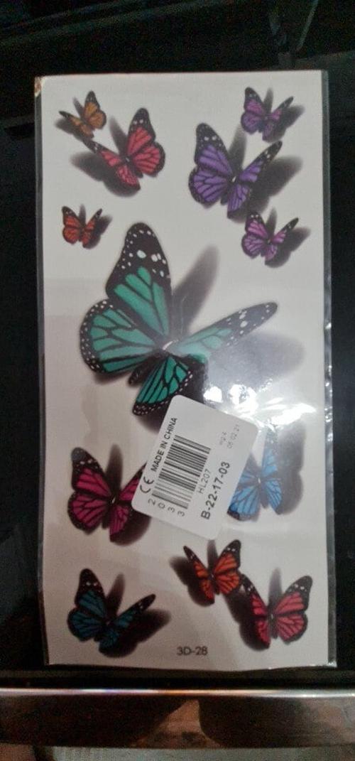 Waterproof Temporary 3d Tattoo Stickers photo review