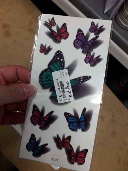 Waterproof Temporary 3d Tattoo Stickers photo review