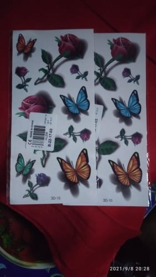 Waterproof Temporary 3d Tattoo Stickers photo review