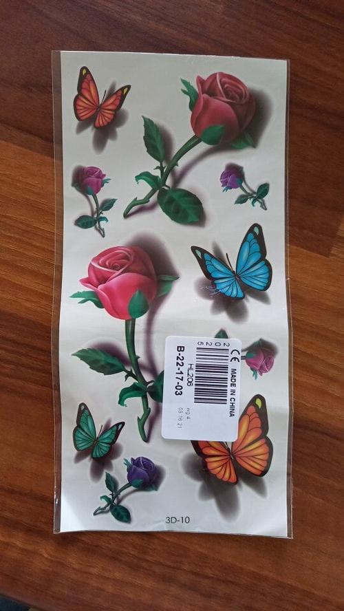 Waterproof Temporary 3d Tattoo Stickers photo review