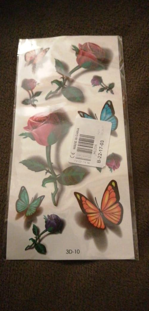 Waterproof Temporary 3d Tattoo Stickers photo review