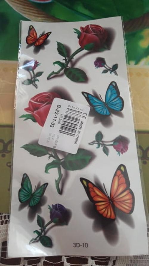 Waterproof Temporary 3d Tattoo Stickers photo review