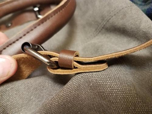 Waxed Canvas Leather Weekender Bag Waterproof Travel Duffels photo review