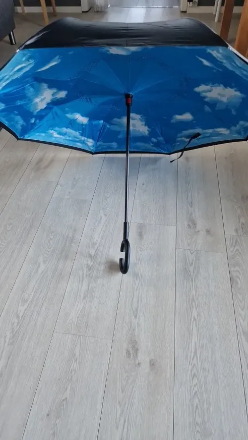 Windproof C-Handle Double Layer Inverted Reversible Umbrella photo review