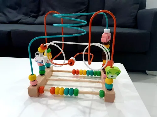 Wooden Maze Toys for Kids - Educational Toys with Beads and Abacus photo review