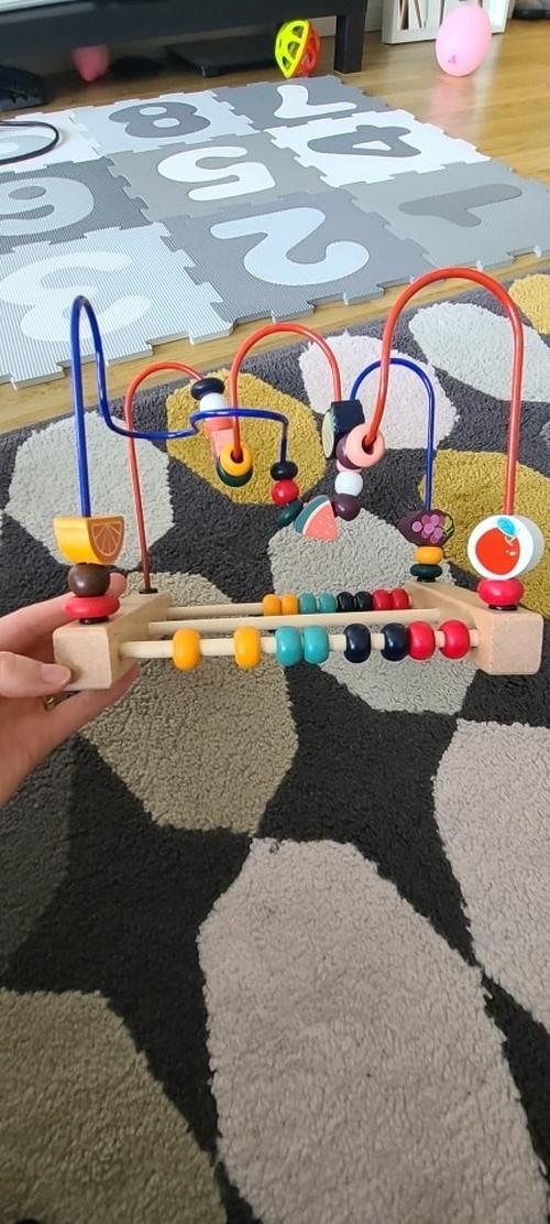 Wooden Maze Toys for Kids - Educational Toys with Beads and Abacus photo review