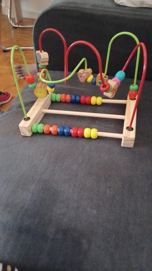 Wooden Maze Toys for Kids - Educational Toys with Beads and Abacus photo review