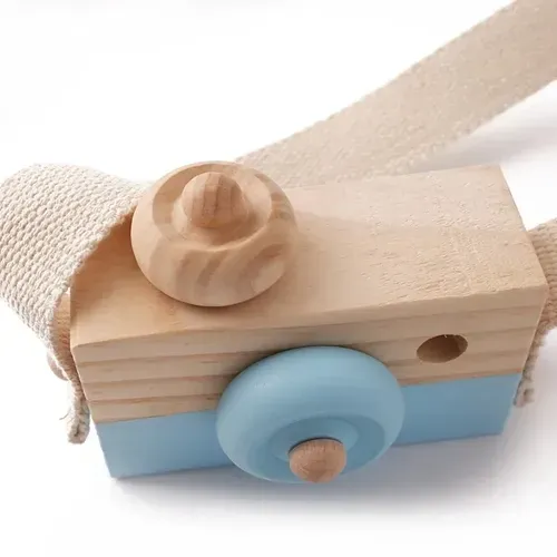 Wooden Montessori Camera Baby Toys - Decorative Educational Toys for Kids