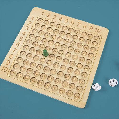 Wooden Montessori Multiplication Board Game