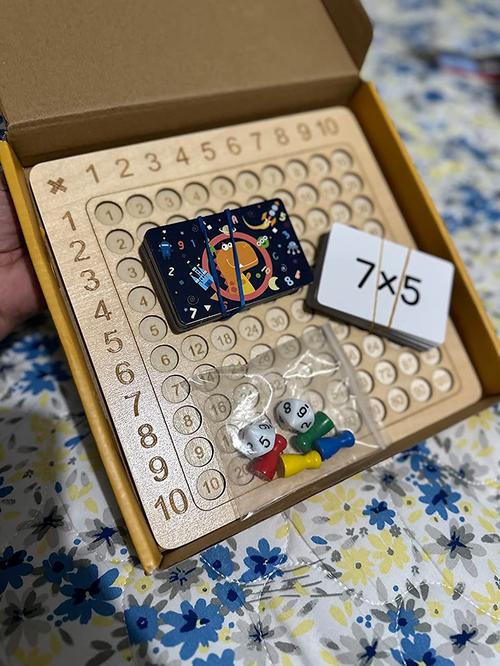 Wooden Montessori Multiplication Board Game photo review