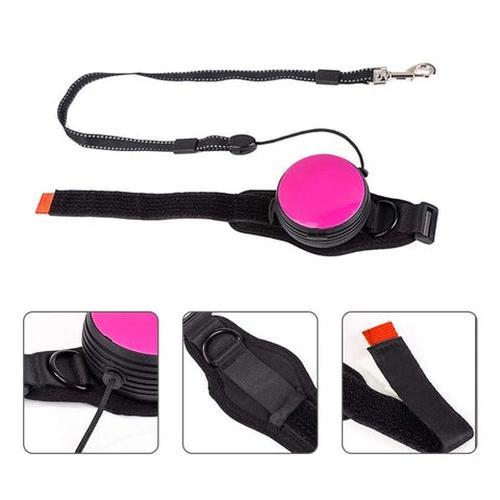 Wrist Strap Retractable Dog Leash, Automatic Shrinkage Nylon Traction Rope