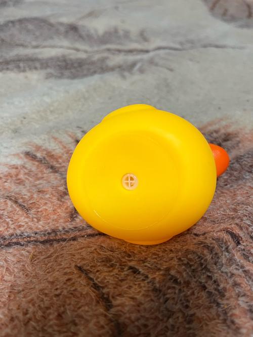 Yellow Duck Chewing Toy for Puppy Teeth Cleaning - Interactive Unzip Squeaky Toy photo review