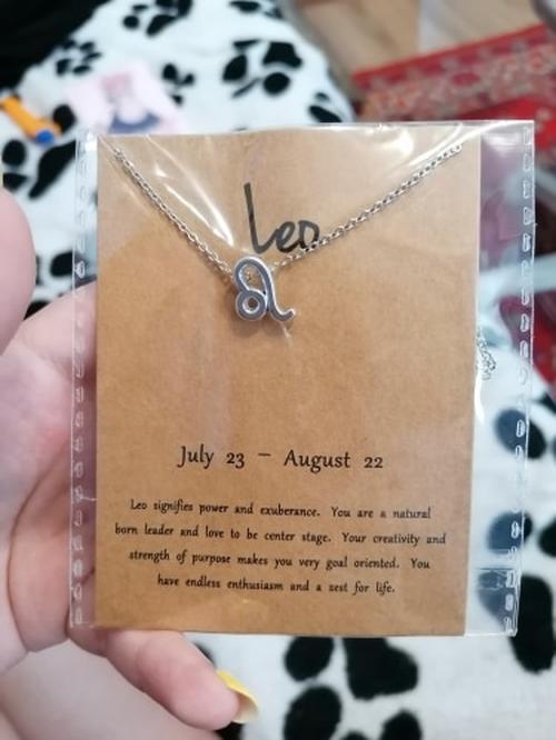 Zodiac Sign Necklace photo review